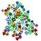 12 Packs: 340 ct. (4,080 total) Multicolor Mixed Alphabet Beads by Creatology™